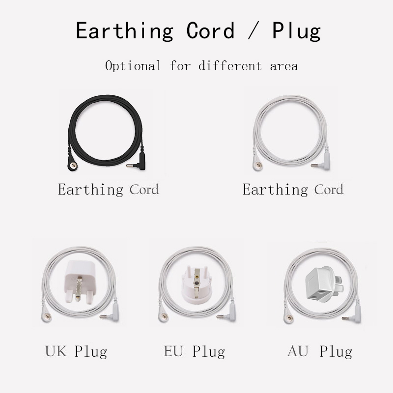 Earthing Grounding Rod - 접지 플러그/소켓/로드/접지 시트/베갯잇/매트용 와이어가 있는 팔찌