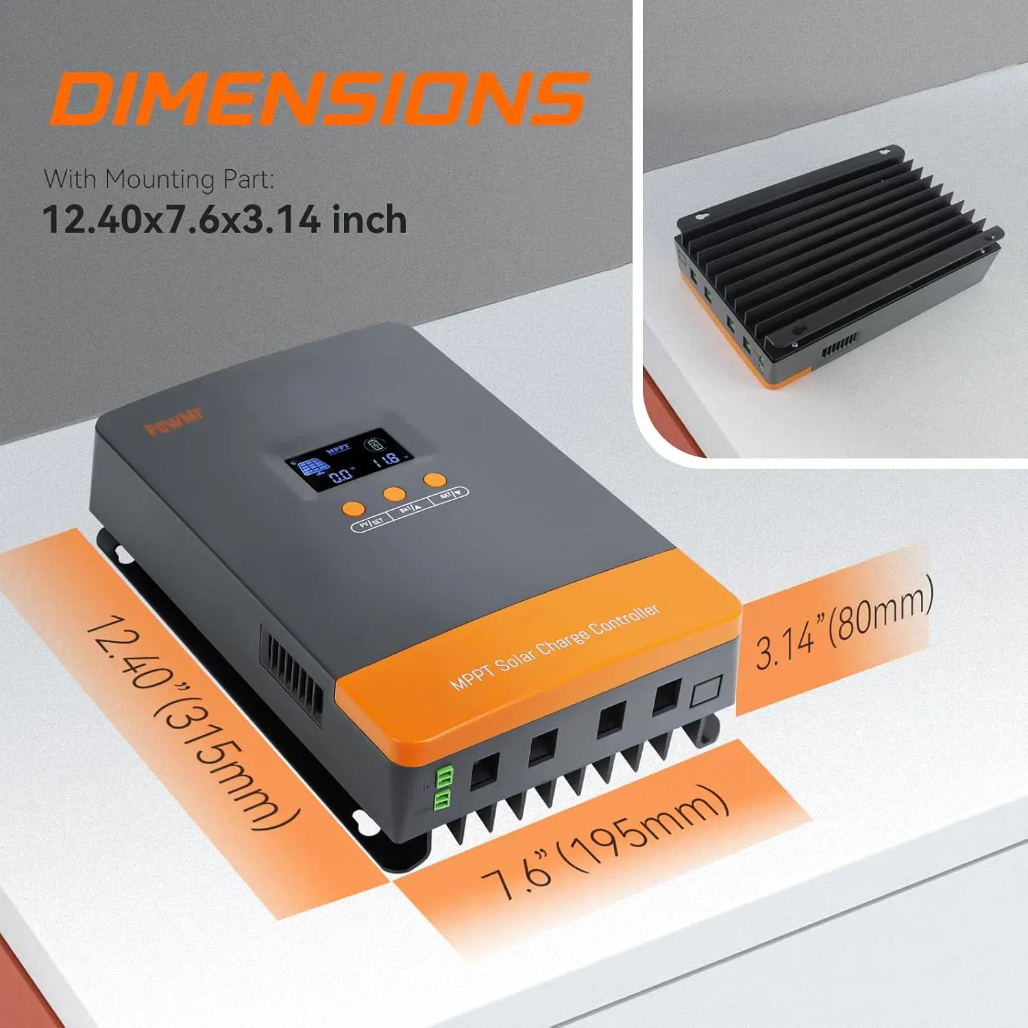 Mppt Charge Controller - PowMr 특가 상품 12V 24V 48V
