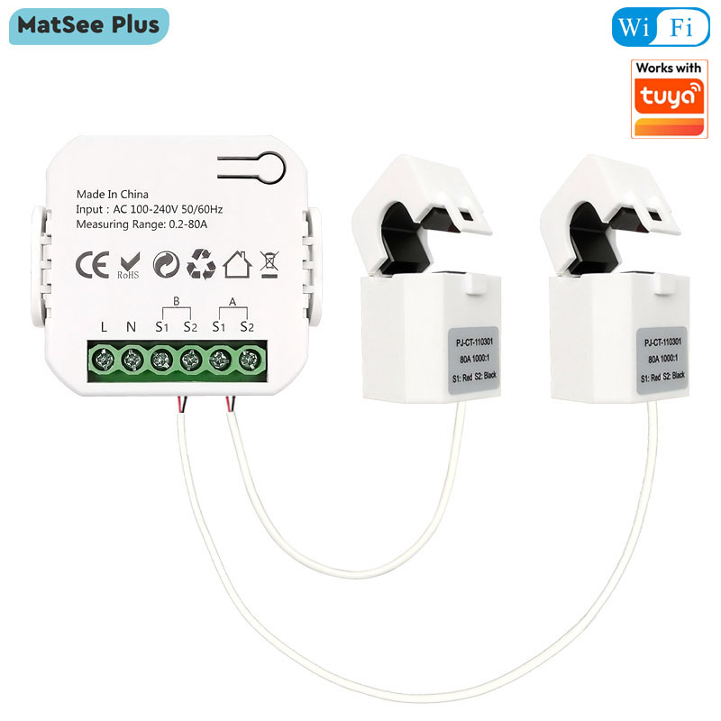 Energy Meter Bidirectional - 스마트 WiFi 에너지 미터 양방향 1/2