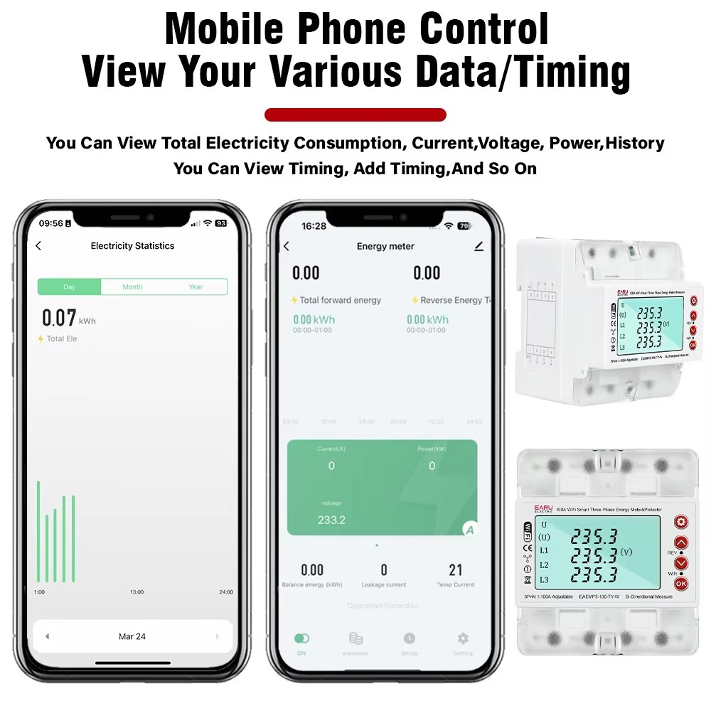 EARU 3상 투야 WiFi 스마트 양방향 에너지 전력 - Energy Meter Bidirectional 리뷰 및 가격