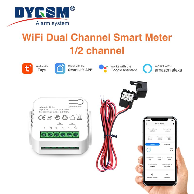 Tuya 스마트 Wifi 지능형 에너지 미터 태양 광  - Energy Meter Bidirectional 리뷰 및 가격
