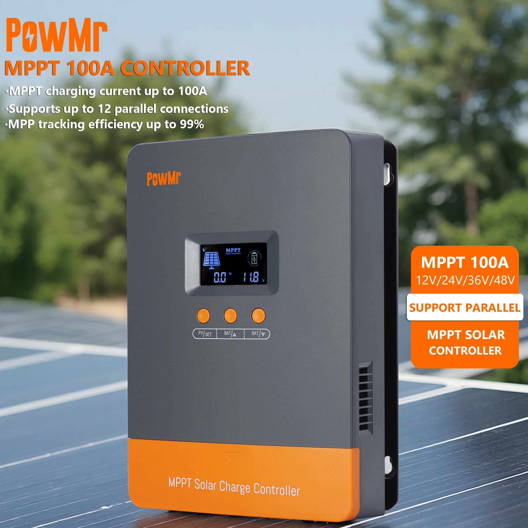 PowMr 특가 상품 12V 24V 48V 배터리 충전 - Mppt Charge Controller 리뷰 및 가격