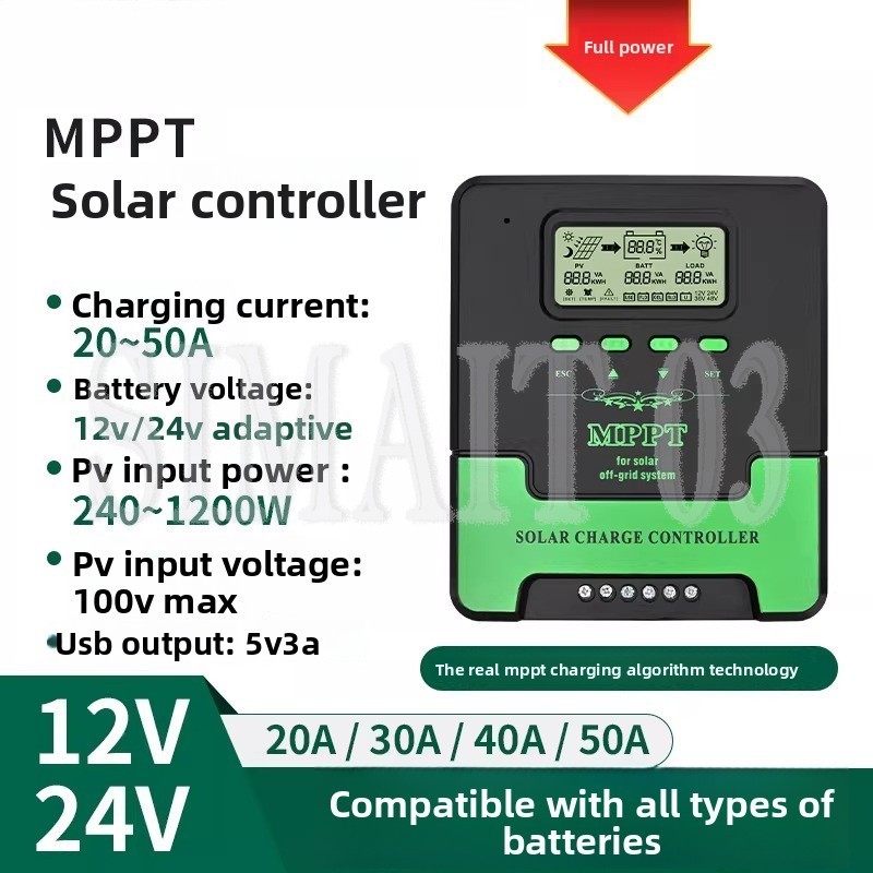 MPPT 태양광 충전 컨트롤러 12V/24V 자동 |  - Mppt Charge Controller 리뷰 및 가격