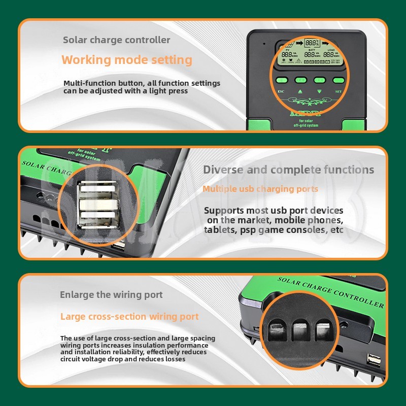 MPPT 태양광 충전 컨트롤러 12V/24V 자동 |  - Mppt Charge Controller 리뷰 및 가격