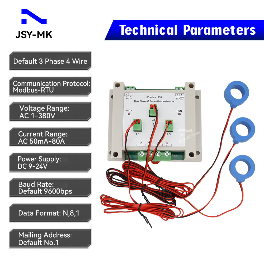 태양계 모니터링을 위한 JSY-MK-354 3P4W 8 - Energy Meter Bidirectional 리뷰 및 가격