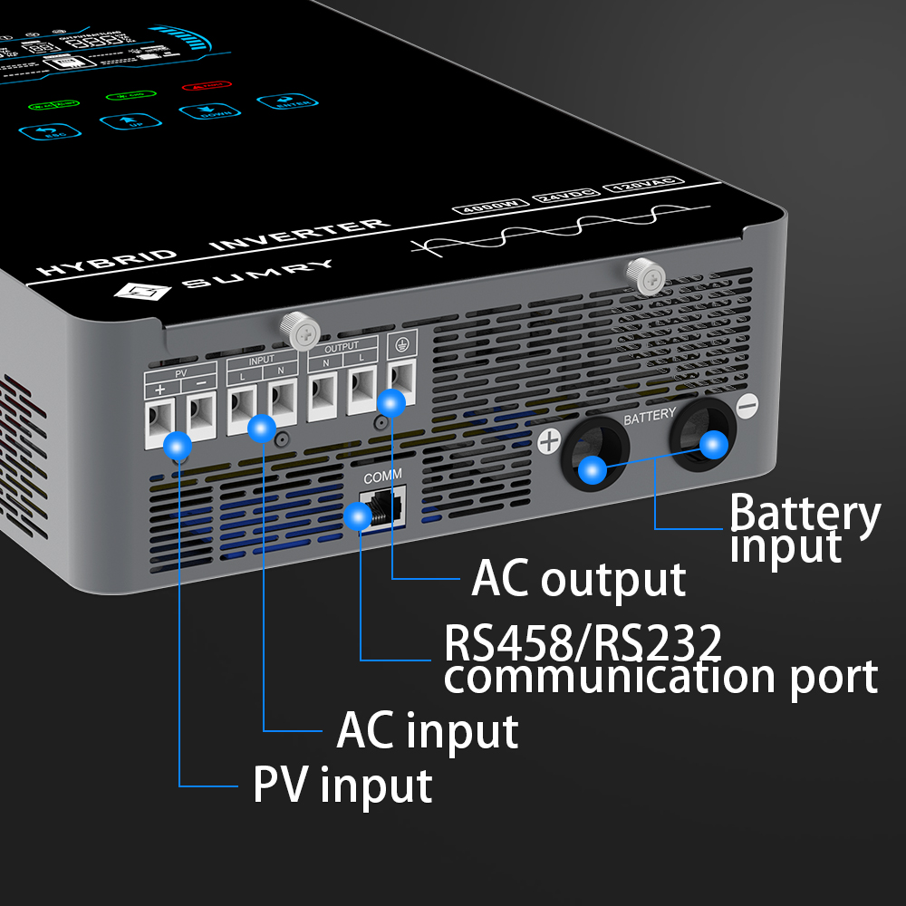 Sumry 4KW 120V 오프 그리드 태양광 인버터  - Mppt Charge Controller 리뷰 및 가격