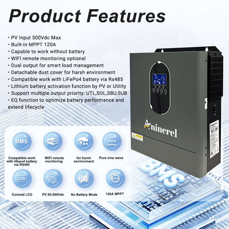 Aninerel 4.2KW 24V 신형 110-120V - Mppt Charge Controller 리뷰 및 가격
