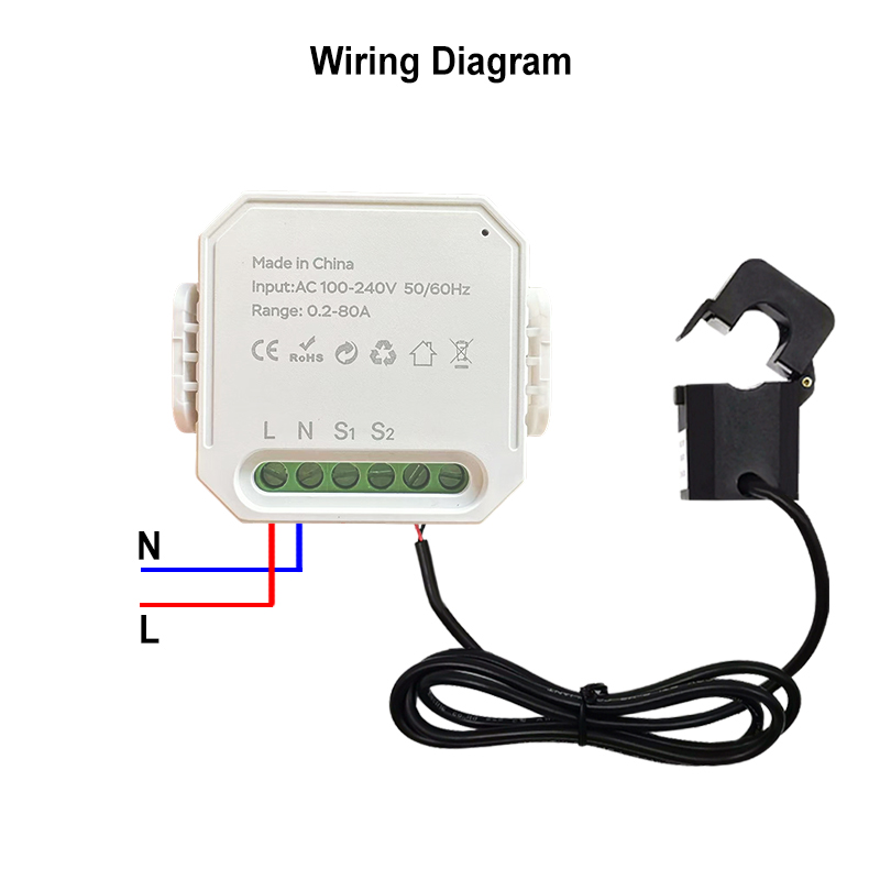WIFI 스마트 에너지 미터 AC100-240V 1CT - Energy Meter Bidirectional 리뷰 및 가격