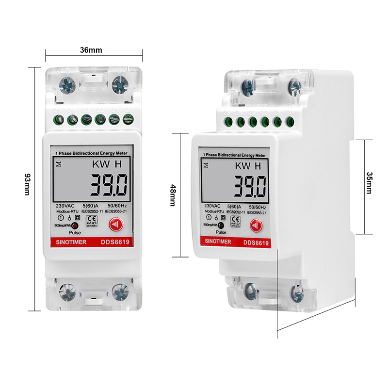 단상 모드버스 전류 전압 전력 측정, 최고 공급업체,  - Energy Meter Bidirectional 리뷰 및 가격