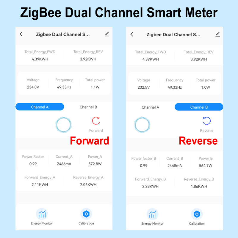 스마트 지그비 에너지 미터 양방향 1, 2채널 전류 센 - Energy Meter Bidirectional 리뷰 및 가격