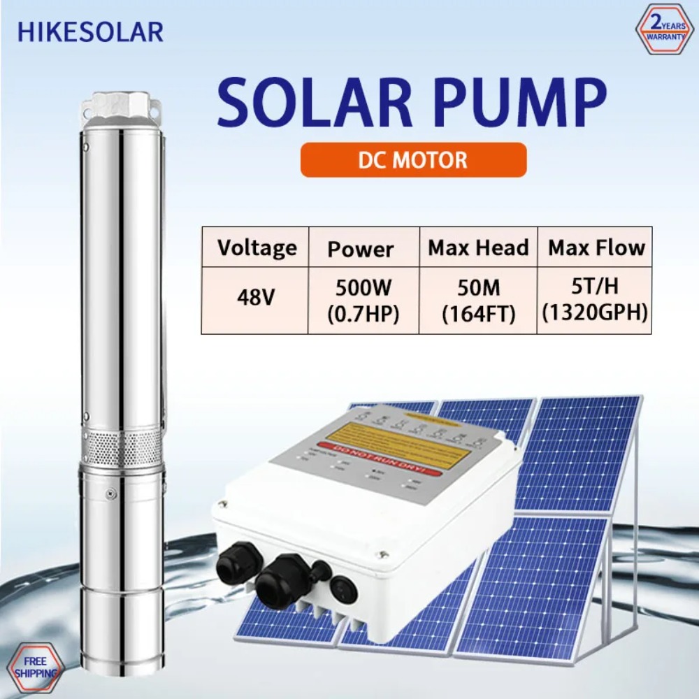 3인치 태양광 심정용 수중 펌프 48V 500W DC  - Solar Water Pump 리뷰 및 가격