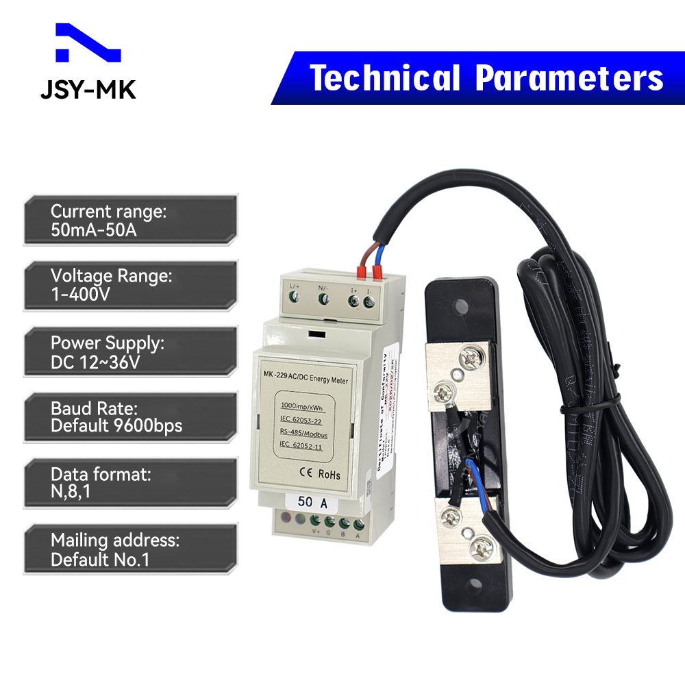 JSY-MK-229 단일 채널 50A 양방향 RS-48 - Energy Meter Bidirectional 리뷰 및 가격